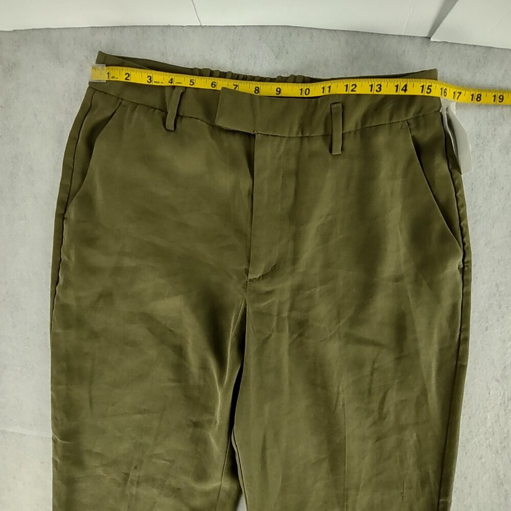 A New Day Women's Lightweight Elastic Waist Olive Green Chino Pants Sz 10R (NWT) - Picture 5 of 12